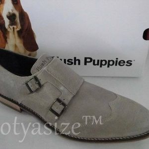 HUSH PUPPIES STYLE MONK STRAP‎ CASUAL OXFORD SZ 10